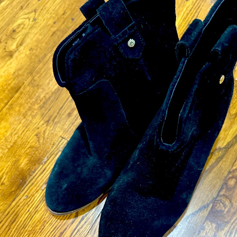 Cole Haan Grand Series short suede booties